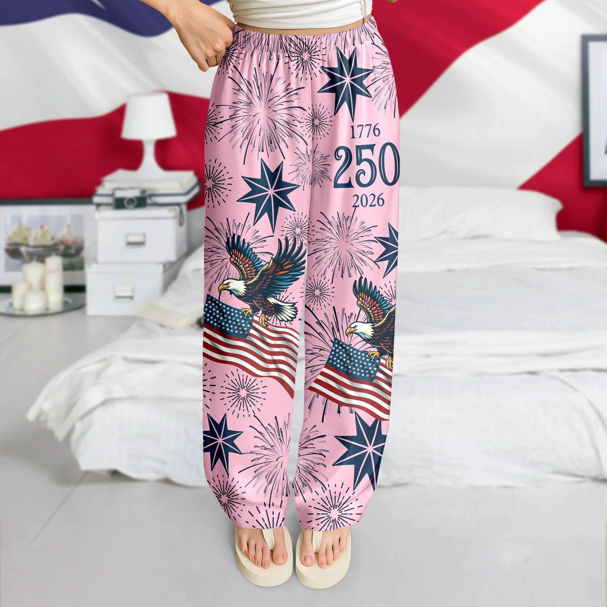 Personalized USA 250 Anniversary Eagle 1776-2026 Sweatpants TH10 898627 - Image 5