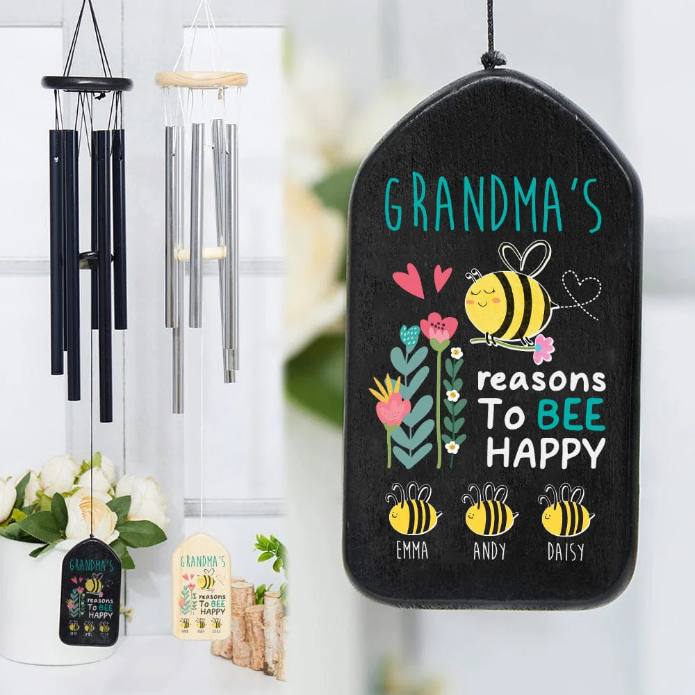 Reason To Be Happy Family Wind Chimes Personalized Gifts K228 889895 - Image 4