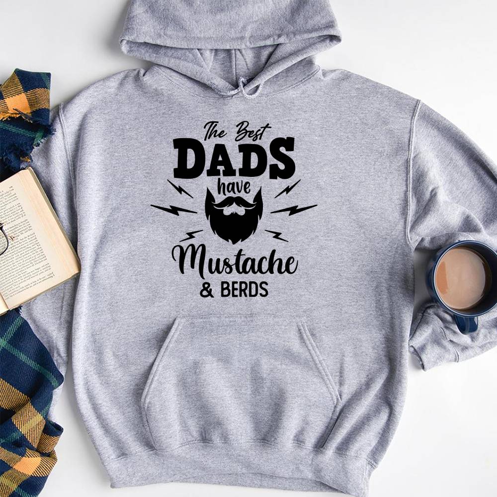 The Best Papa Have Mustache And Beards Family T-shirt, HN590 - Image 3