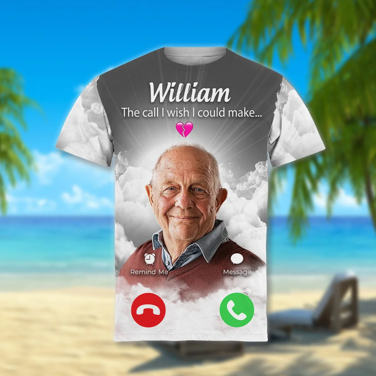 The Call I Wish I Could Take Memorial AOP Shirt DM01 890855