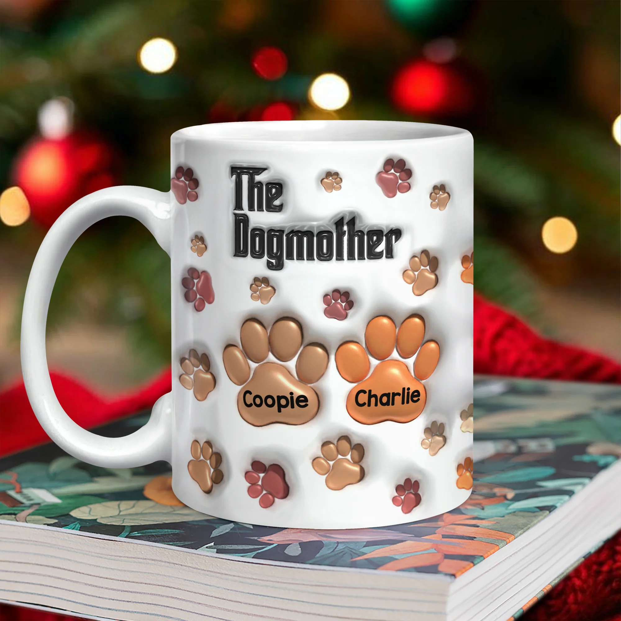 The Dogfather Dogmother 3D Inflated Effect Mug For Dog Lover TH10 894807 - Image 5