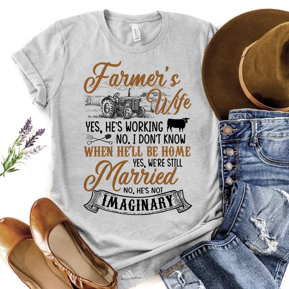 The Farmer Wife T-Shirt, Mother's Day, HN590 - Image 3