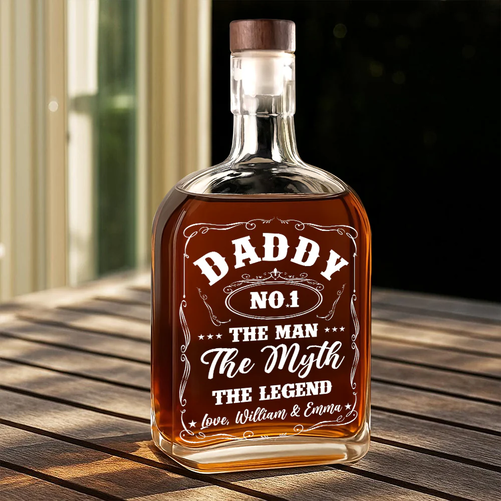 The Man The Myth The Legend Whiskey Bottle For Dad TH10 894019 - Image 4