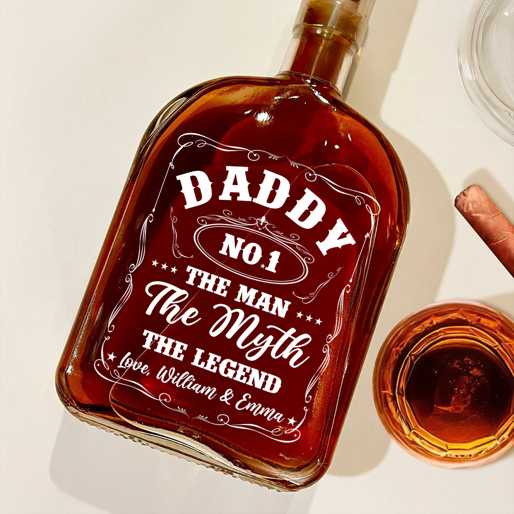 The Man The Myth The Legend Whiskey Bottle For Dad TH10 894019 - Image 5