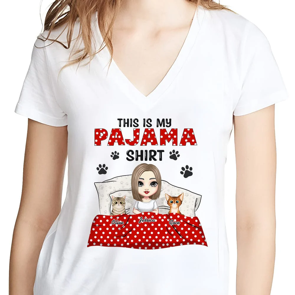 This Is My Pajamas Cat Shirt Personalized Gift N304 889651 - Image 3
