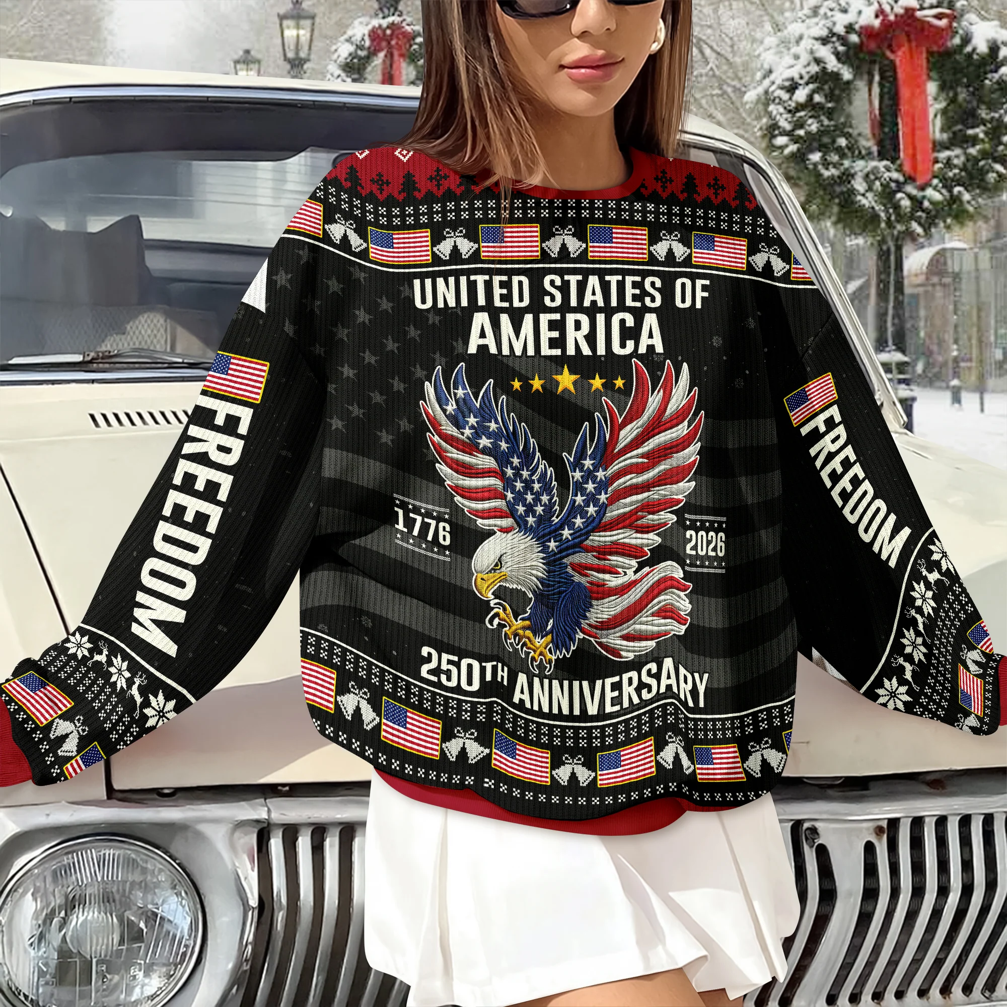 United State Of America Freedom 250 Years Ugly Sweater TH10 896559 - Image 5