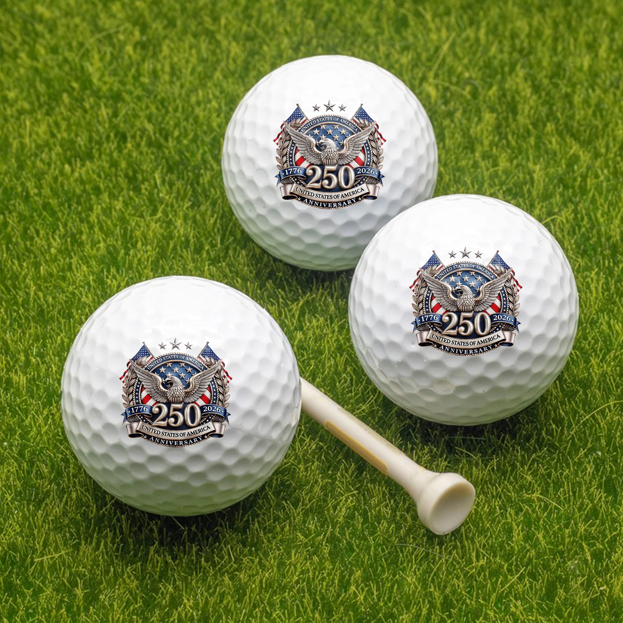 United States Of America Anniversary 250 Years Golf Ball TH10 169255 - Image 4