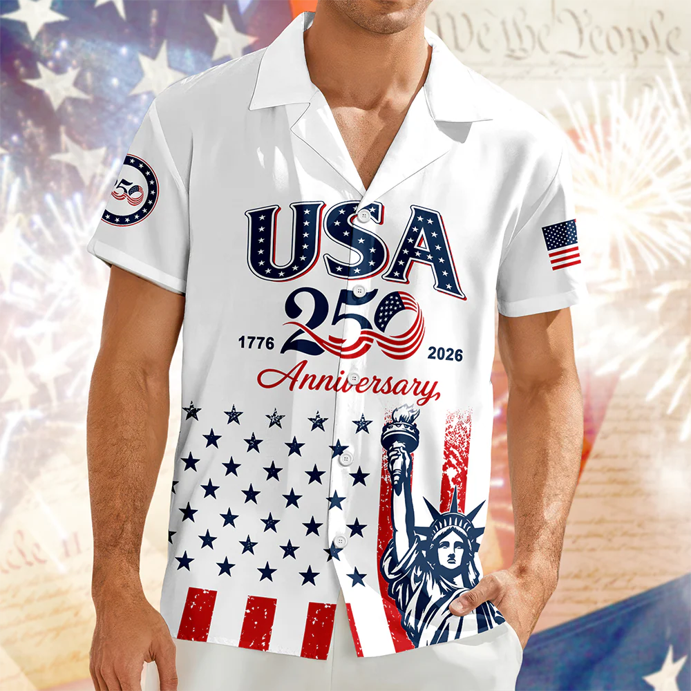 USA 250 Anniversary 1776 - 2026 Hawaiian Shirt TH10 169951 - Image 3
