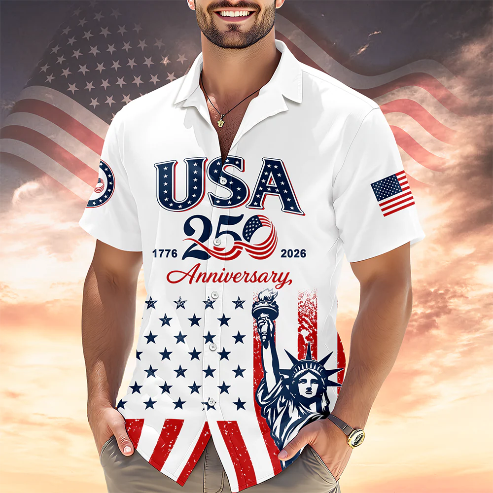 USA 250 Anniversary 1776 - 2026 Hawaiian Shirt TH10 169951 - Image 4
