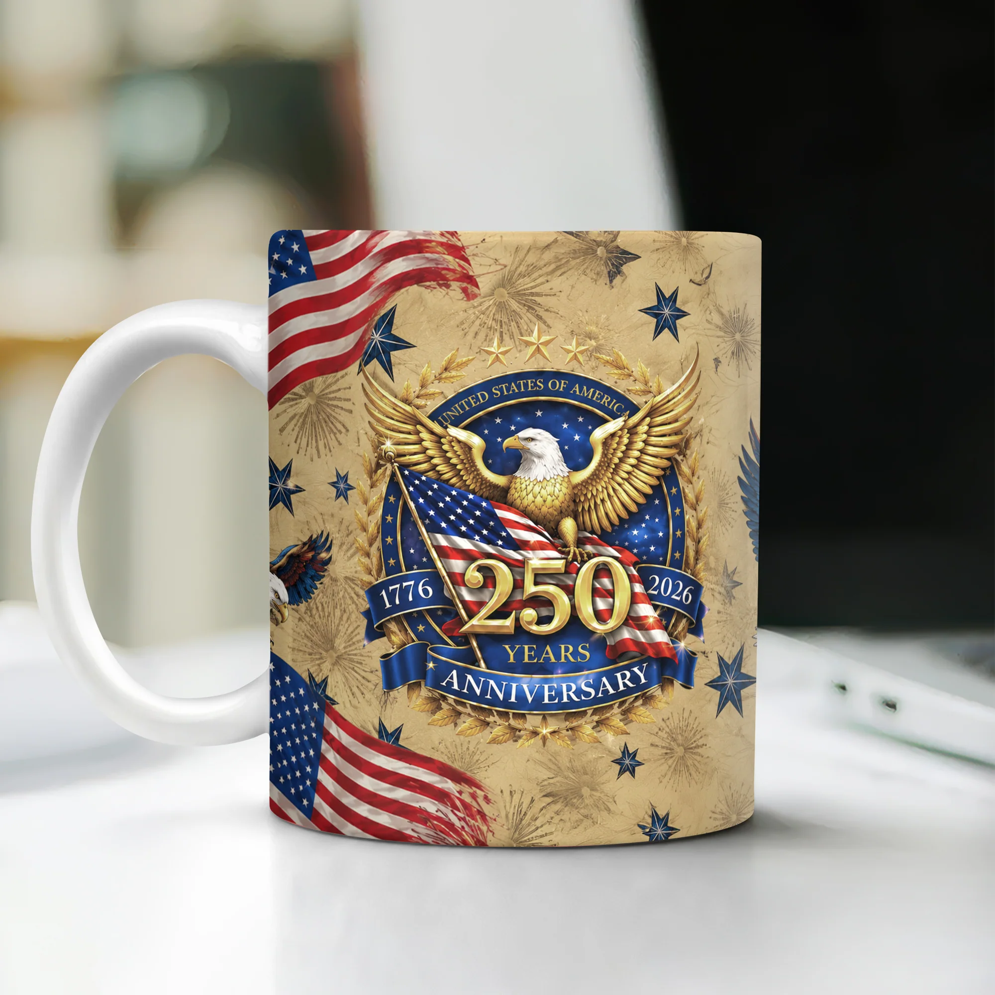 USA 250 Years Eagle Mug TH10 170063 - Image 2
