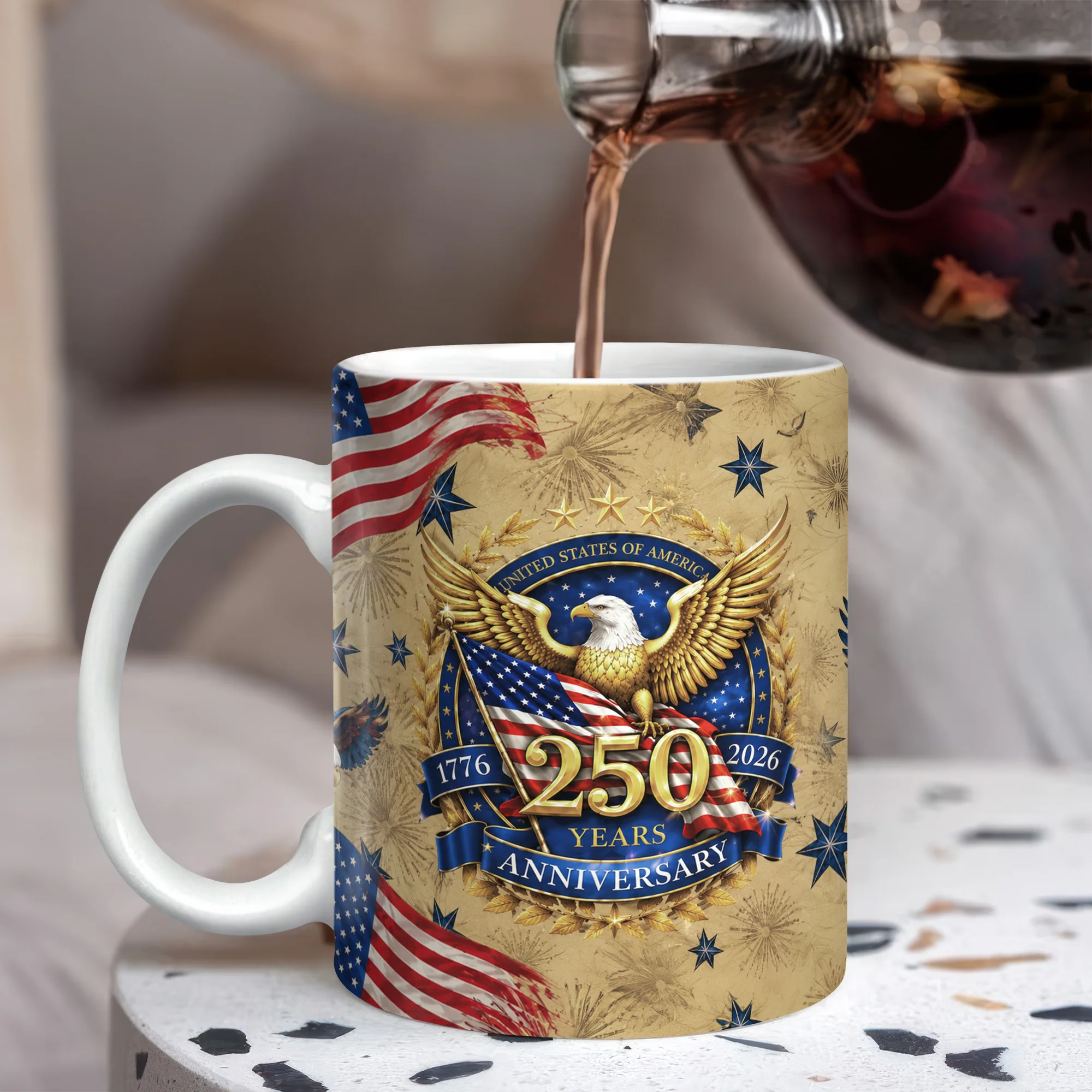 USA 250 Years Eagle Mug TH10 170063 - Image 4