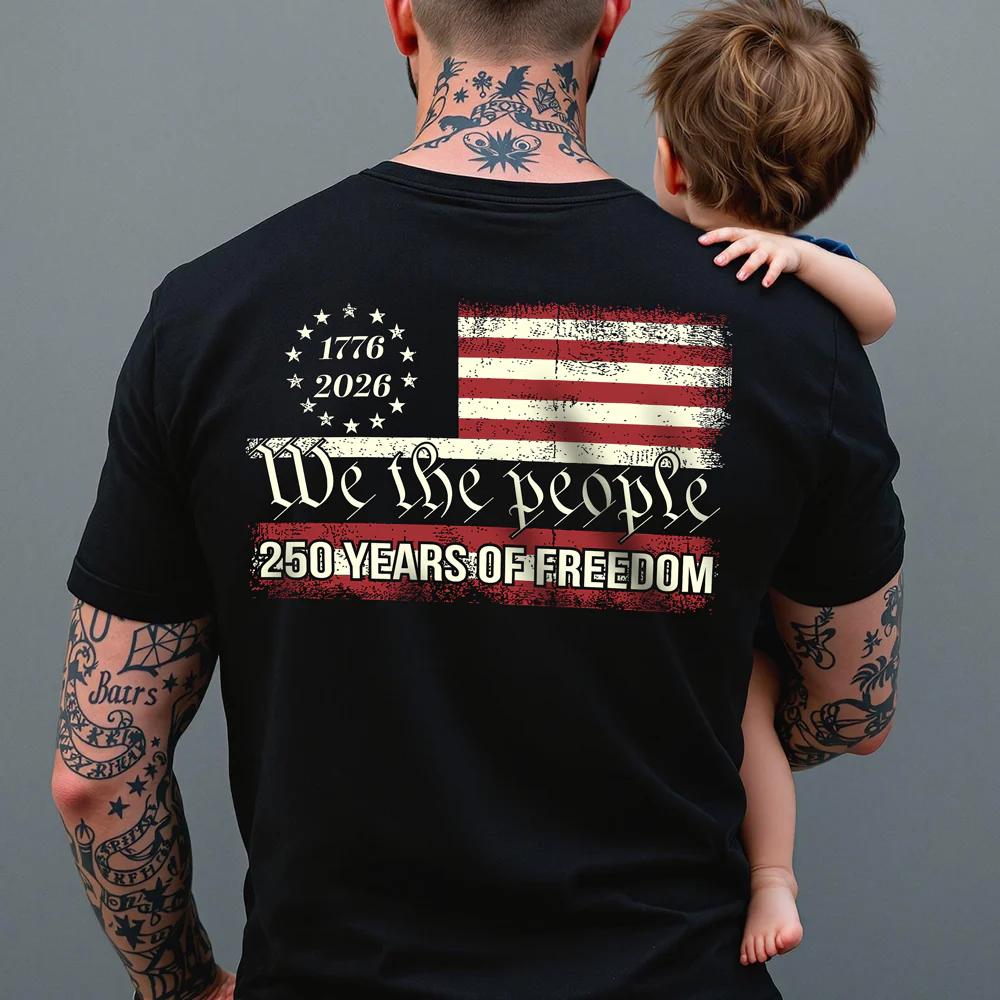 We The People 250 Years Of Freedom Back Shirt TH10 894551 - Image 5