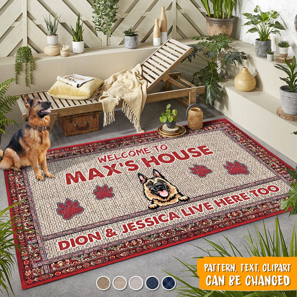 Welcome To Dog's House Dog Premium Rug K228 HN590 - Image 6