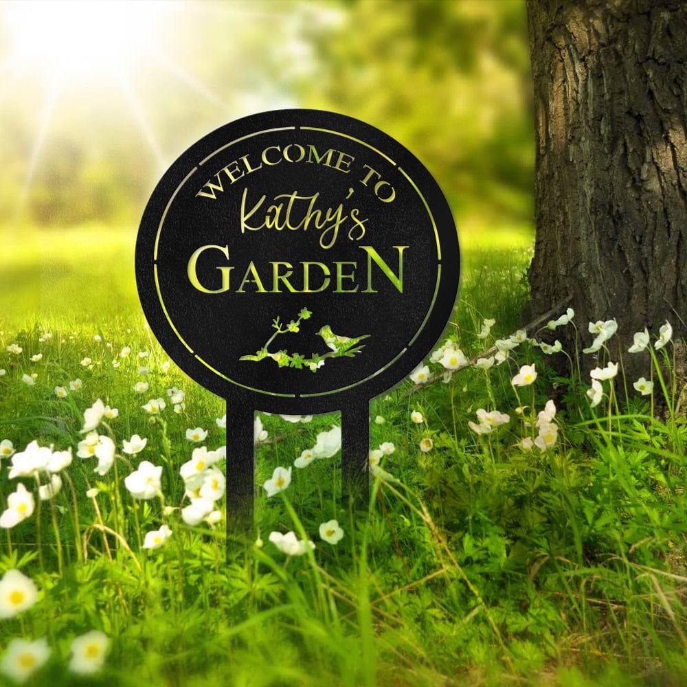 Welcome To My Garden For Garden Lover Yard Sign Personalized Gift TH10 891647 - Image 4