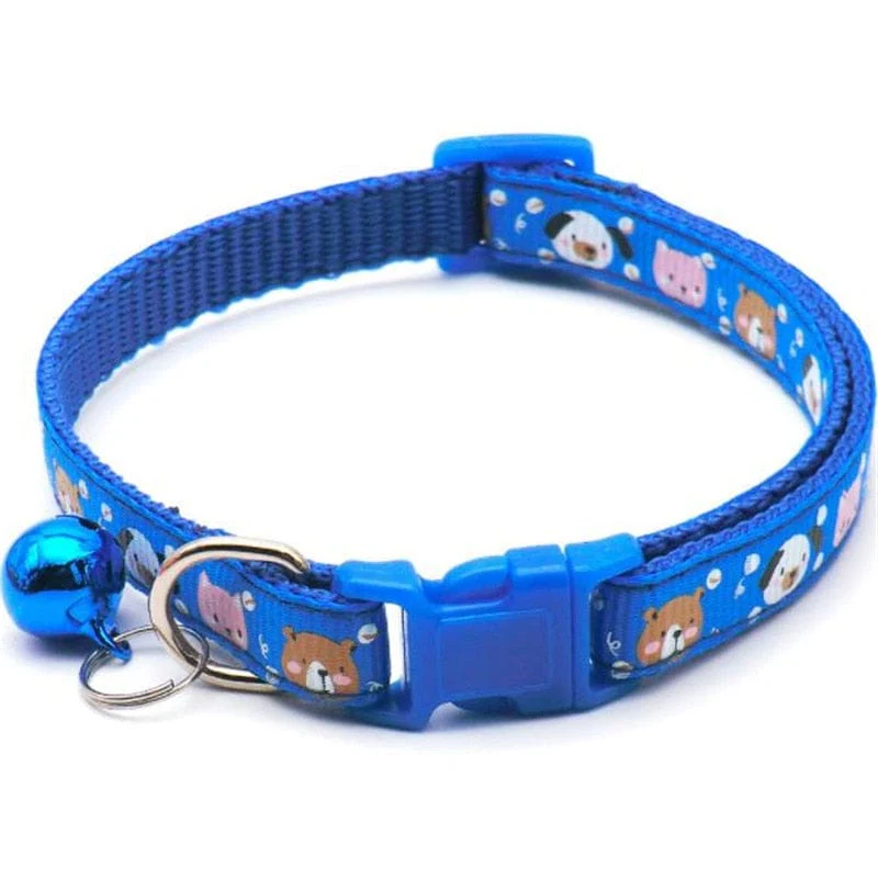 Fashion Colorful Pattern Bear Collar For Dog Cat - Image 5