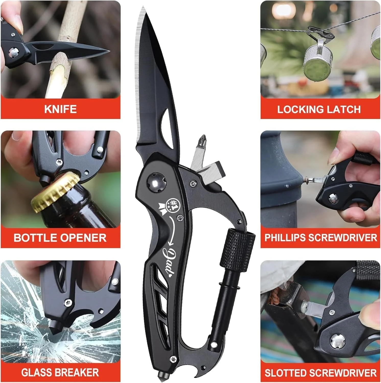 Father’S Day Gifts, Multitool for Dad, Gifts for Dad from Daughter Son Kids, Dad Gifts for Fathers Day, Dad Birthday Gift, Gifts Idea for Dad, Best Dad Gifts, Gifts for Husband, Dad Christmas Gifts - Image 3