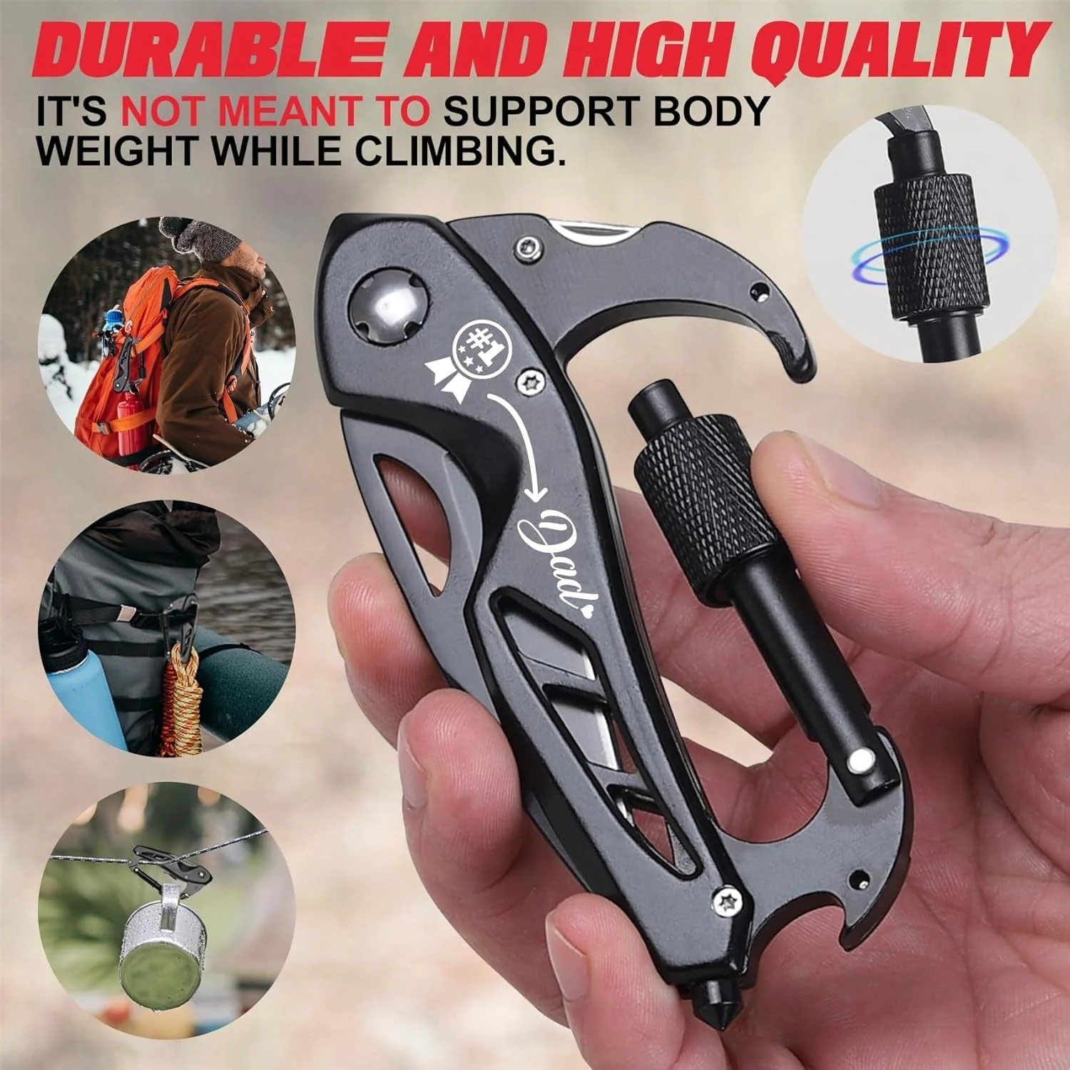 Father’S Day Gifts, Multitool for Dad, Gifts for Dad from Daughter Son Kids, Dad Gifts for Fathers Day, Dad Birthday Gift, Gifts Idea for Dad, Best Dad Gifts, Gifts for Husband, Dad Christmas Gifts - Image 4