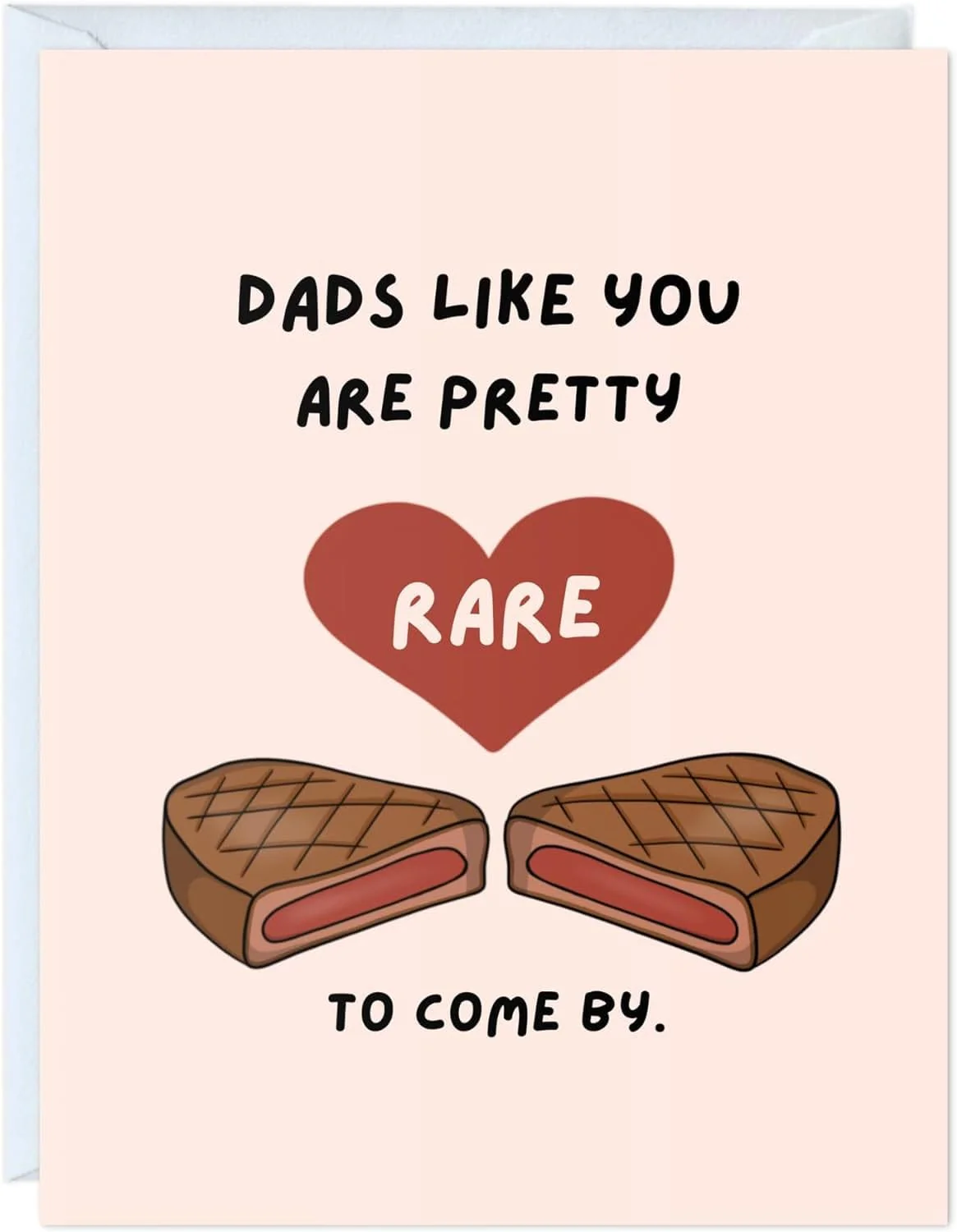Fathers Day Card for Dad Birthday, Anniversary Husband Him Grandpa Grandfather Stepdad Stepfather, Birthday Thank You Kawaii Greeting Card (Thanks for Feeding Me ...) - Image 22
