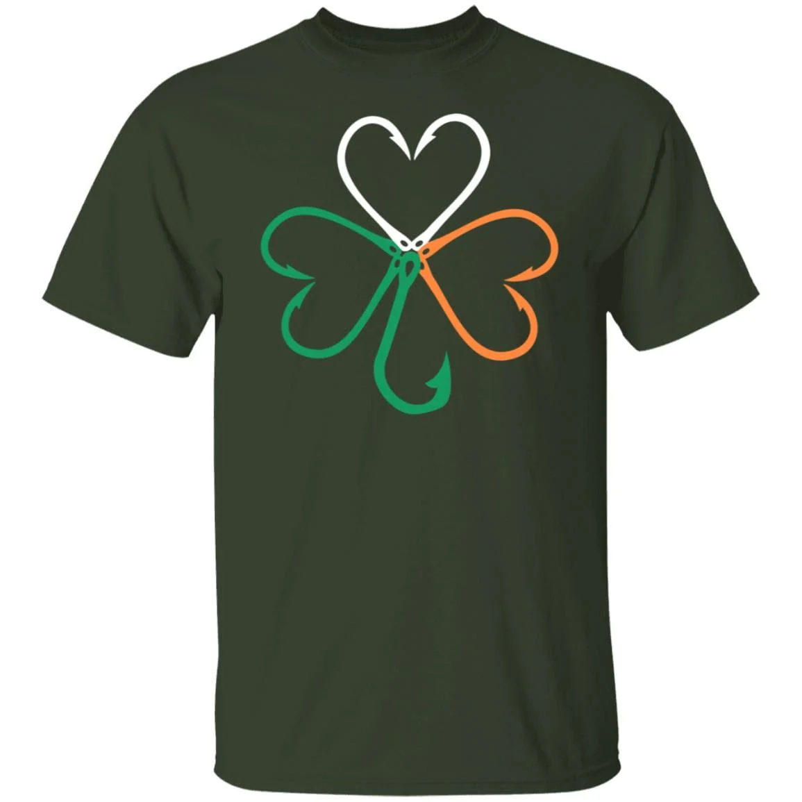 Fishing Hook Irish Shamrock St Patrick Shirt - Image 10