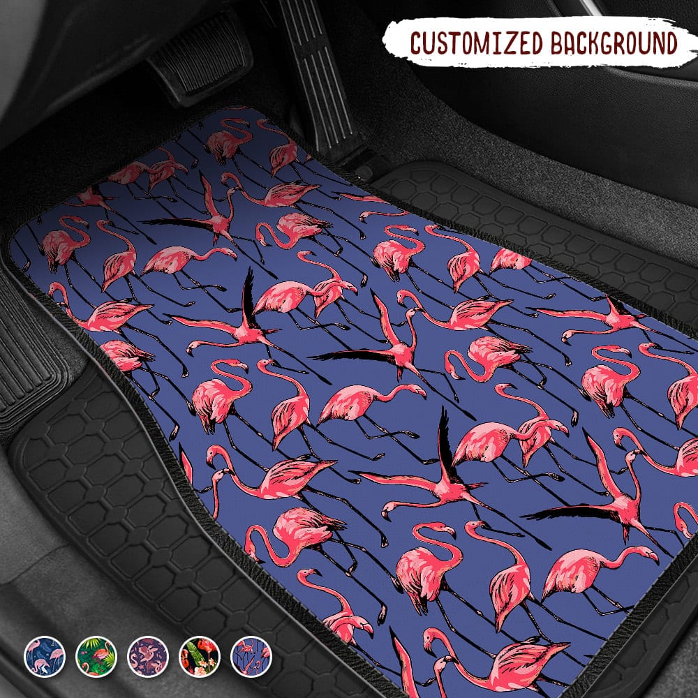Flamingo Texture Car mats HN590