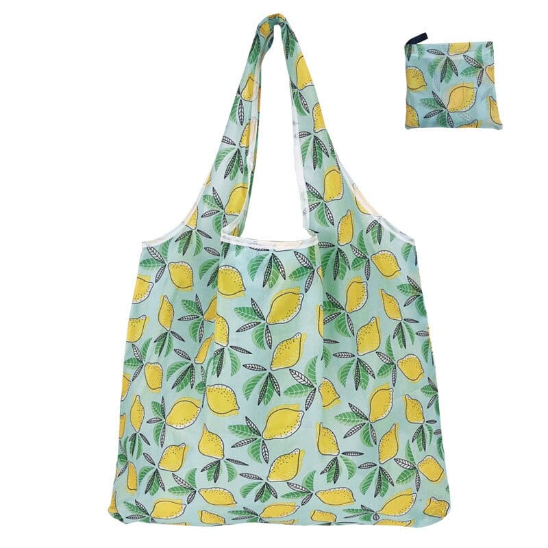 Foldable Shopping Bag Reusable Travel Grocery Bag Eco-Friendly Cartoon Cat Dog Printing Tote Bag - Image 35