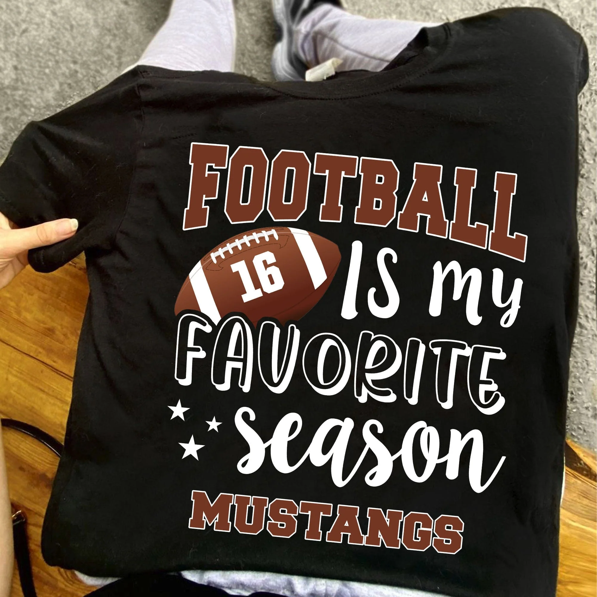 Football Is My Favorite Season Personalized Custom Football Shirts C499 - Image 2