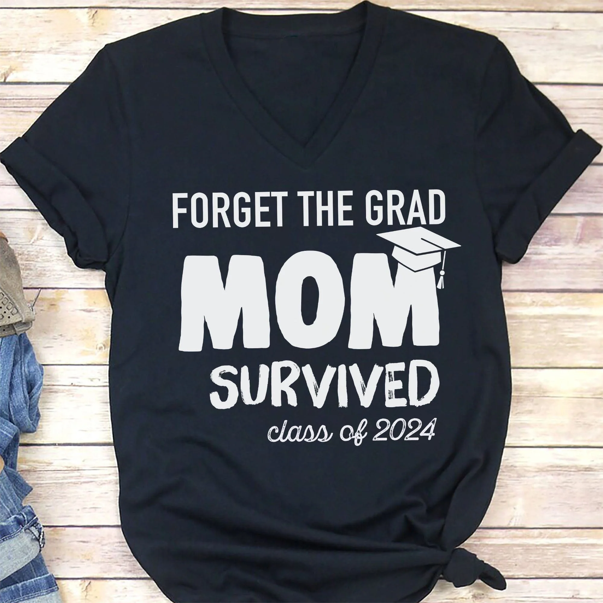 Forget The Grad Mom Survived Personalized Graduation 890649