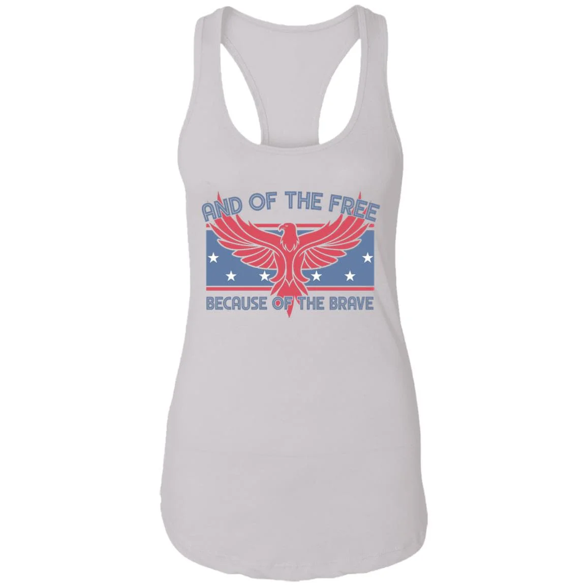 Land of the Free Because of the Brave Patriotic 4th Of July Shirt H389 - Image 5