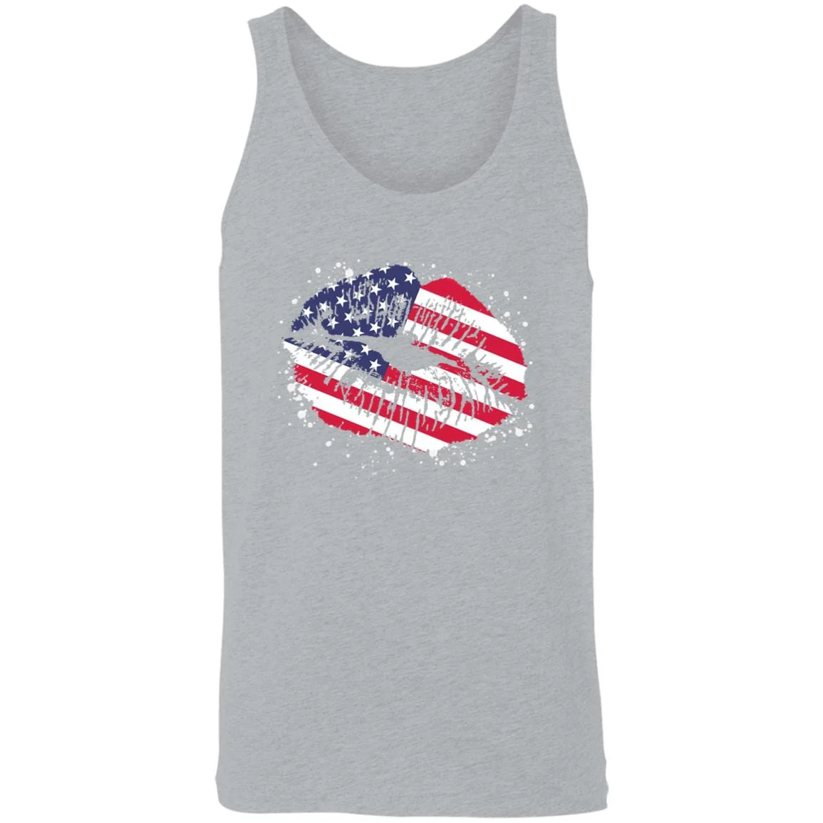 American Flag Lips Patriotic 4Th Of July Shirt H413 - Image 7
