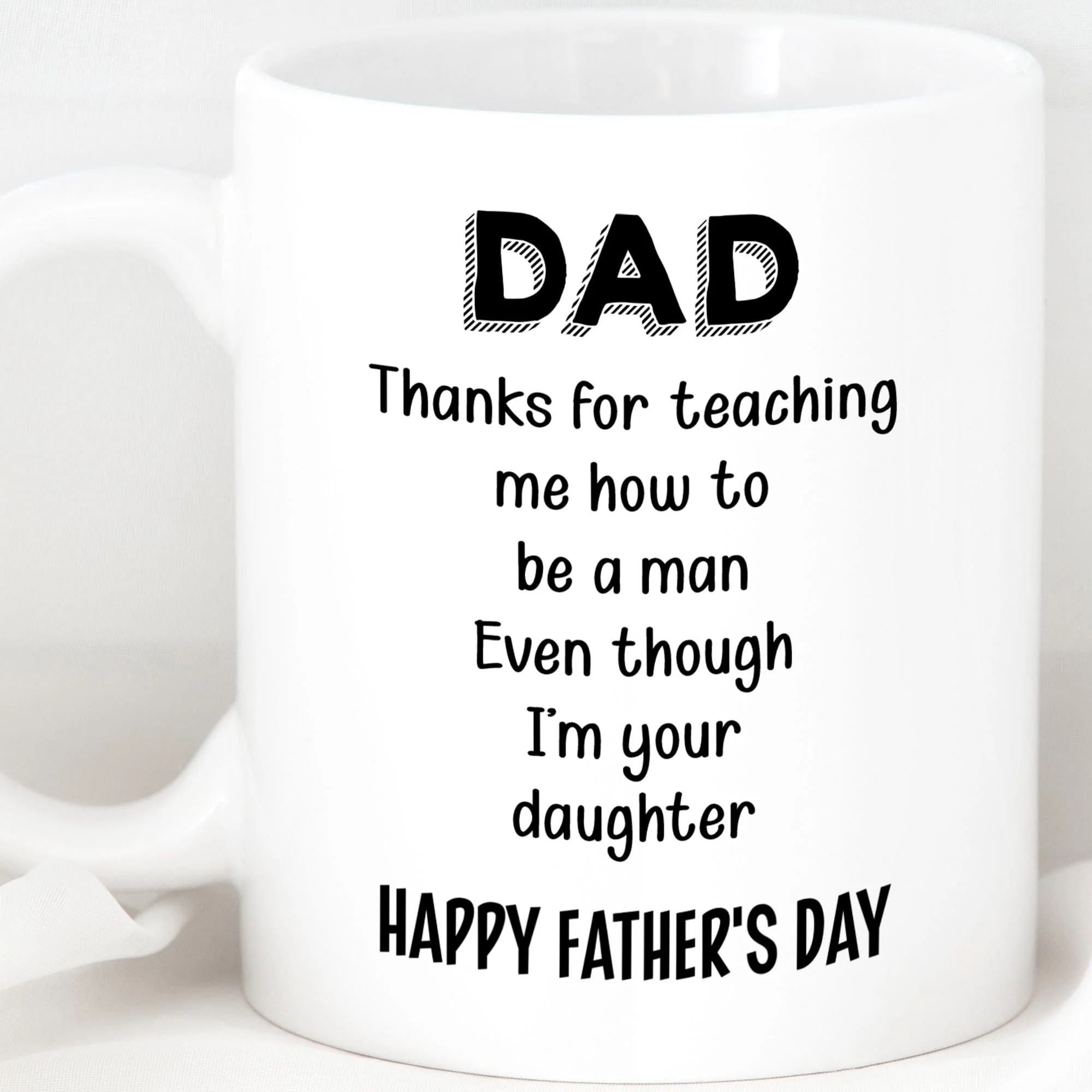 Gift For Dad From Daughter, Father's Day Mug, Funny Mug For Dad, Birthday Gift Or Christmas Gift For Father C295