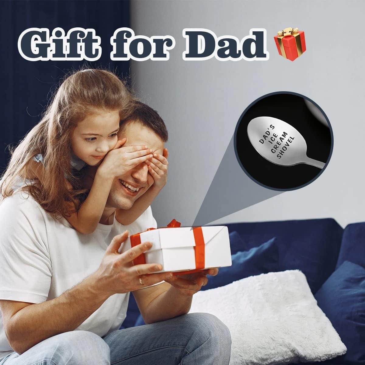 Gifts for Dad Fathers Gifts for Men Funny Engraved Stainless Steel Spoon Shovel, Birthday Father’S Day Gifts Thanksgiving Gifts for Him Grandpa. - Image 2