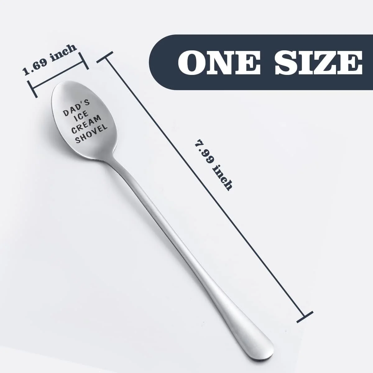 Gifts for Dad Fathers Gifts for Men Funny Engraved Stainless Steel Spoon Shovel, Birthday Father’S Day Gifts Thanksgiving Gifts for Him Grandpa. - Image 6