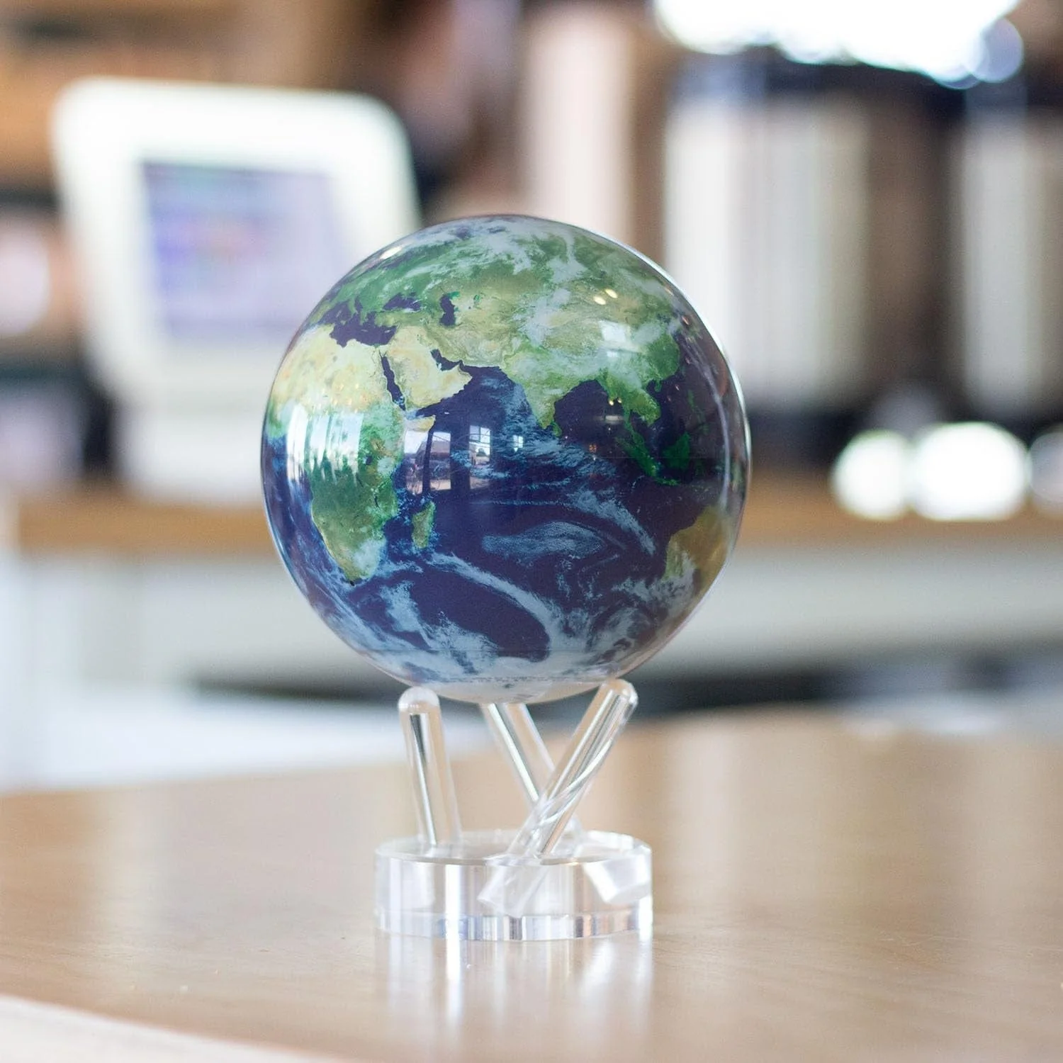 Globe Earth with Clouds 4.5" - Image 2