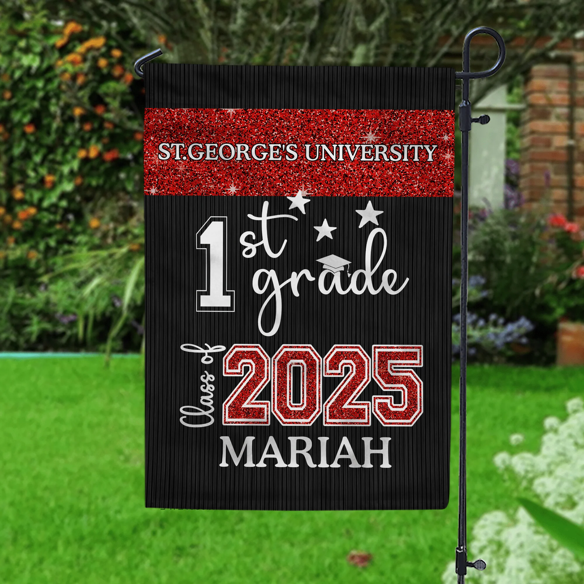 Graduation Garden Flag, Senior 2025, Best Gift Idea Party Flag HN590 HA75 891884 - Image 3