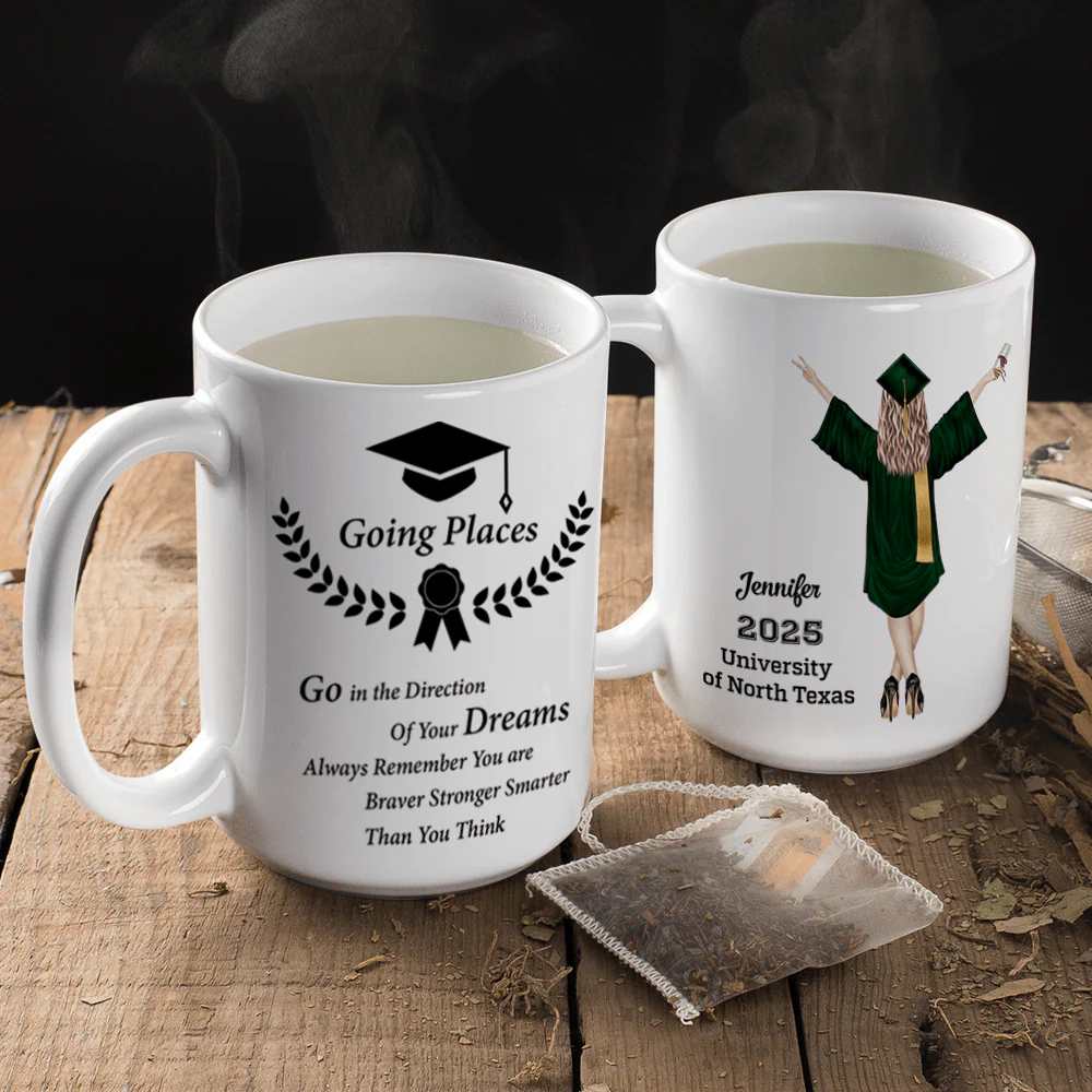 Graduation Gifts Senior 2024 Custom Coffee Mug C203 - Image 3