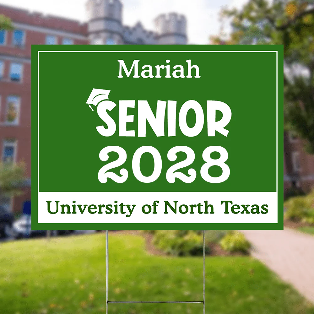 Senior Yard Sign 18x24'' Ver2 - Made in USA (H-Stake Stand Included), Graduation Day HA75 890373 - Image 26