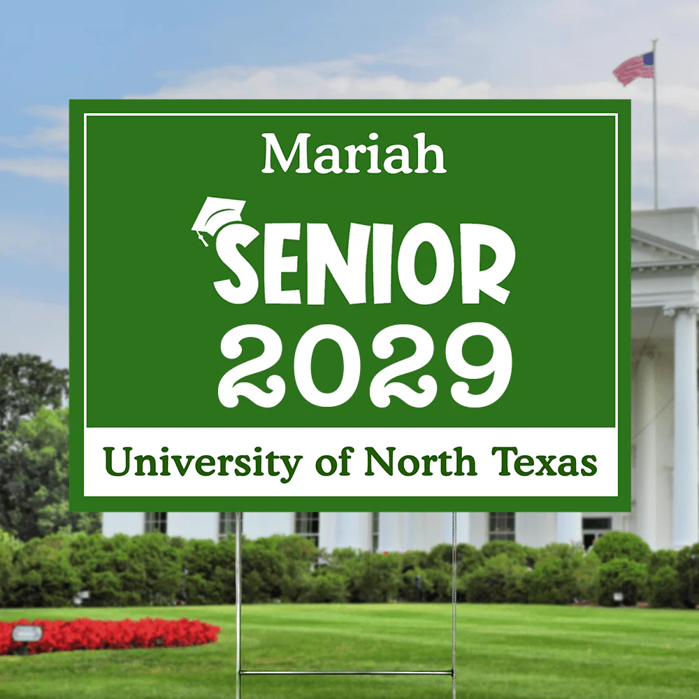 Senior Yard Sign 18x24'' Ver2 - Made in USA (H-Stake Stand Included), Graduation Day HA75 890373 - Image 34