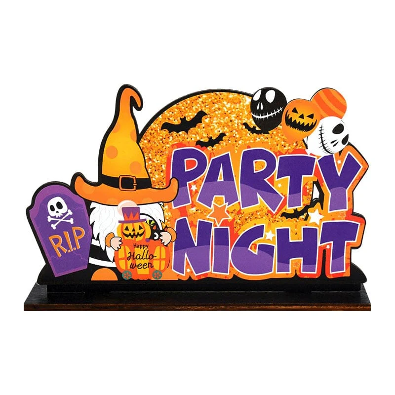 Halloween Home Door Wooden Hanging Signs - Image 14