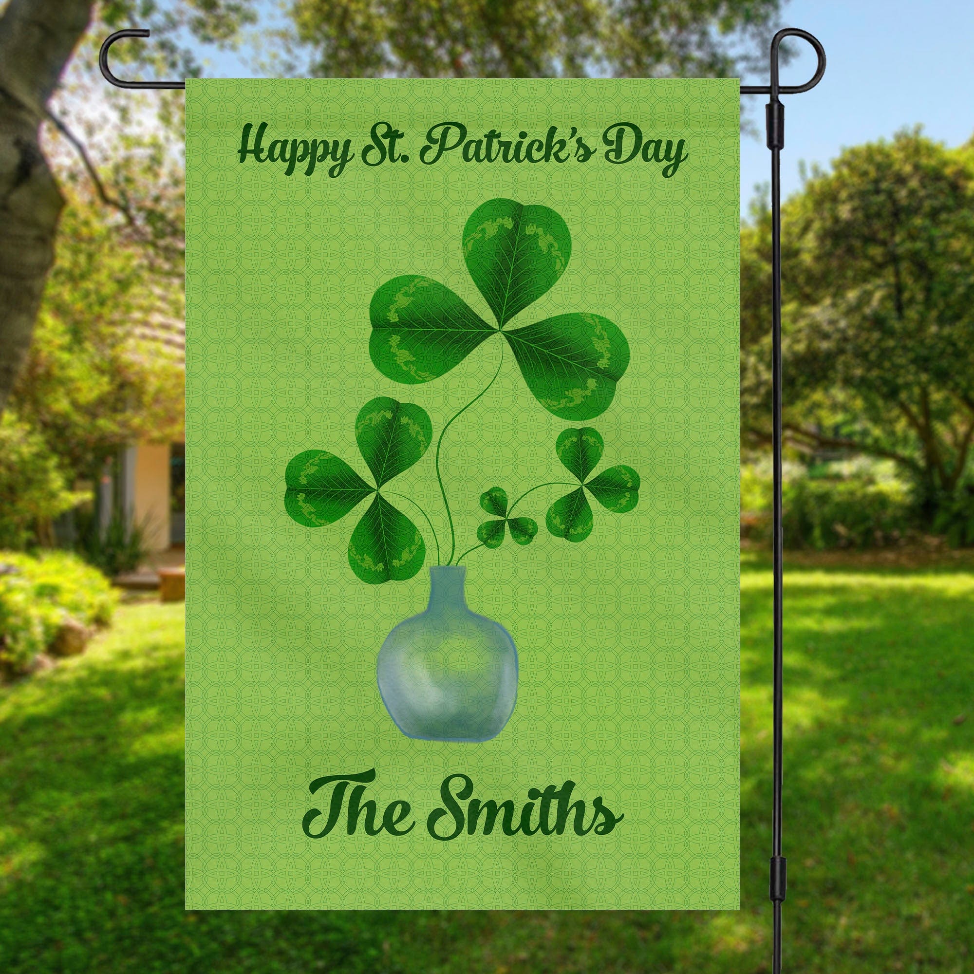 Happy St Patricks Day Custom Garden Flag C155 - Image 2