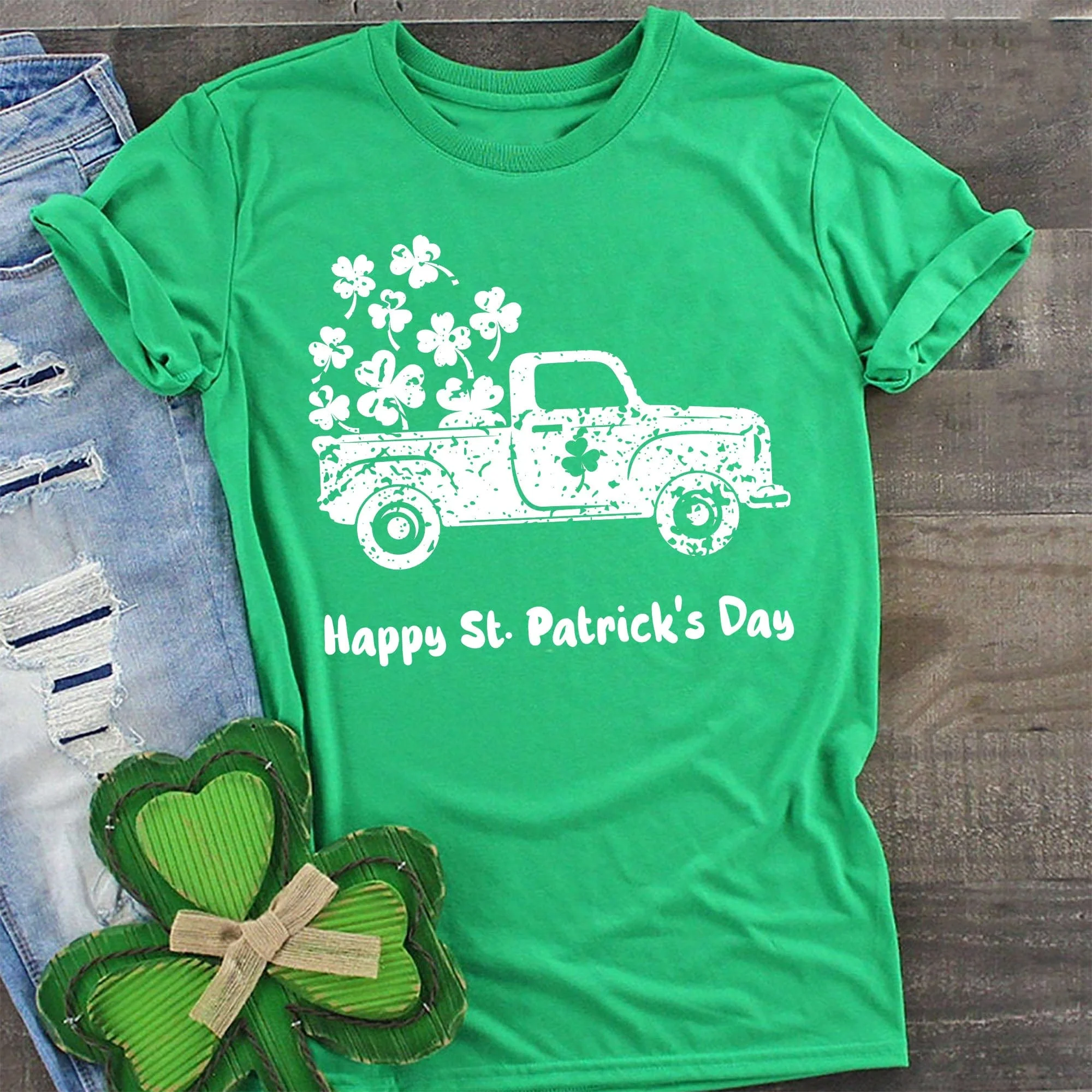 Happy St Patrick's Day Custom Shirt C141 - Image 3