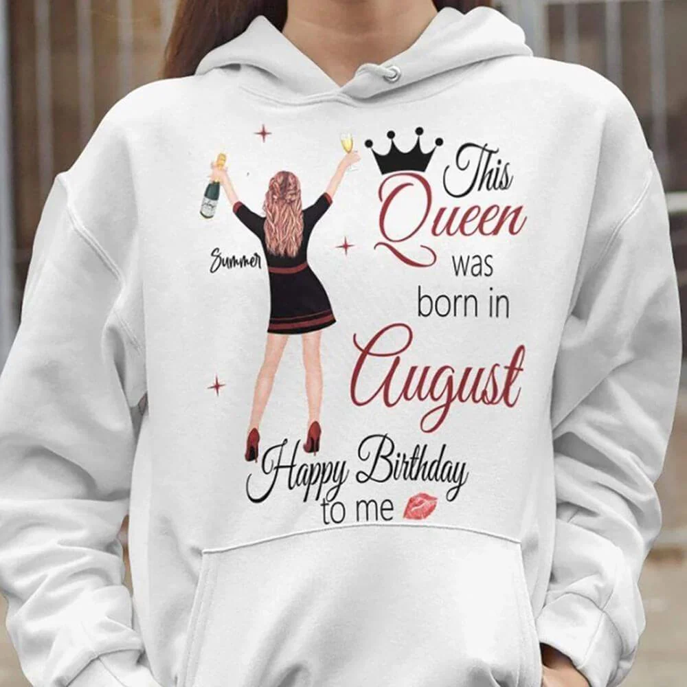 This Queen Was Born In Month Birthday Shirt - Image 4