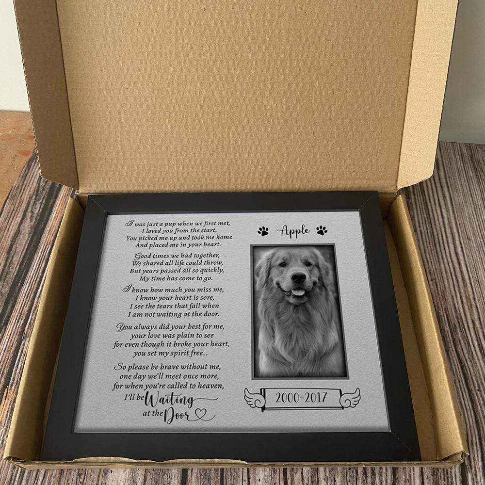 I Was Just A Pup When We First Met Dog Picture Frame 892381 - Image 2