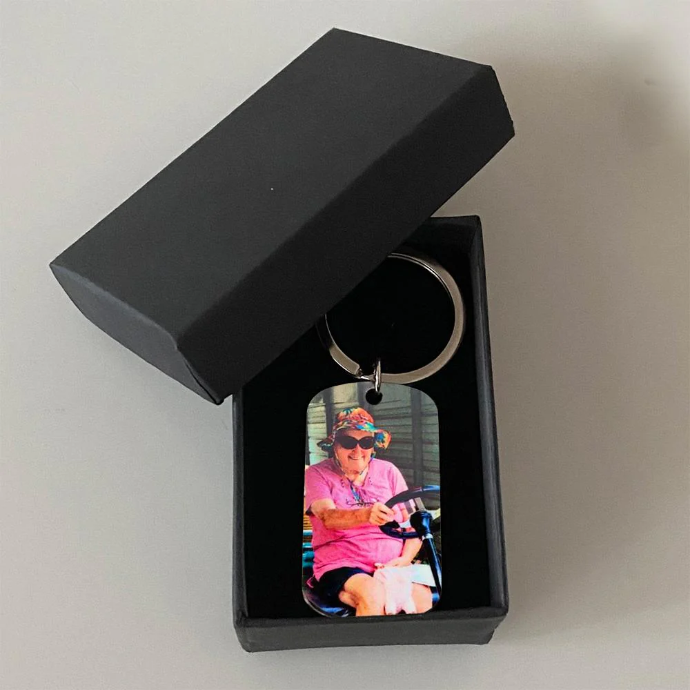 Those We Love Don't Go Away They Walk Beside Us Everyday Family Keychain - Image 6