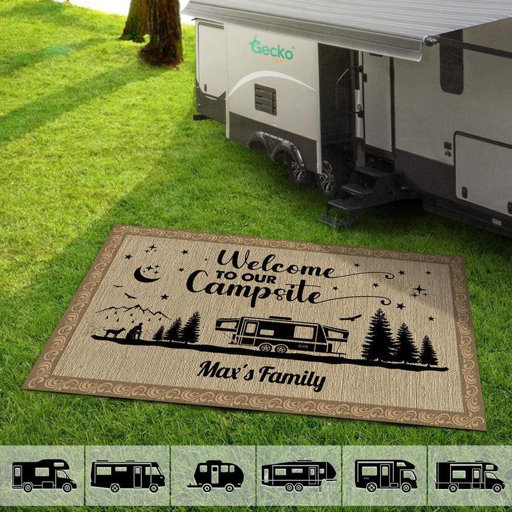 Home Is Where You Park It Camping Patio Rug, Patio Mat K228 889545 - Image 4