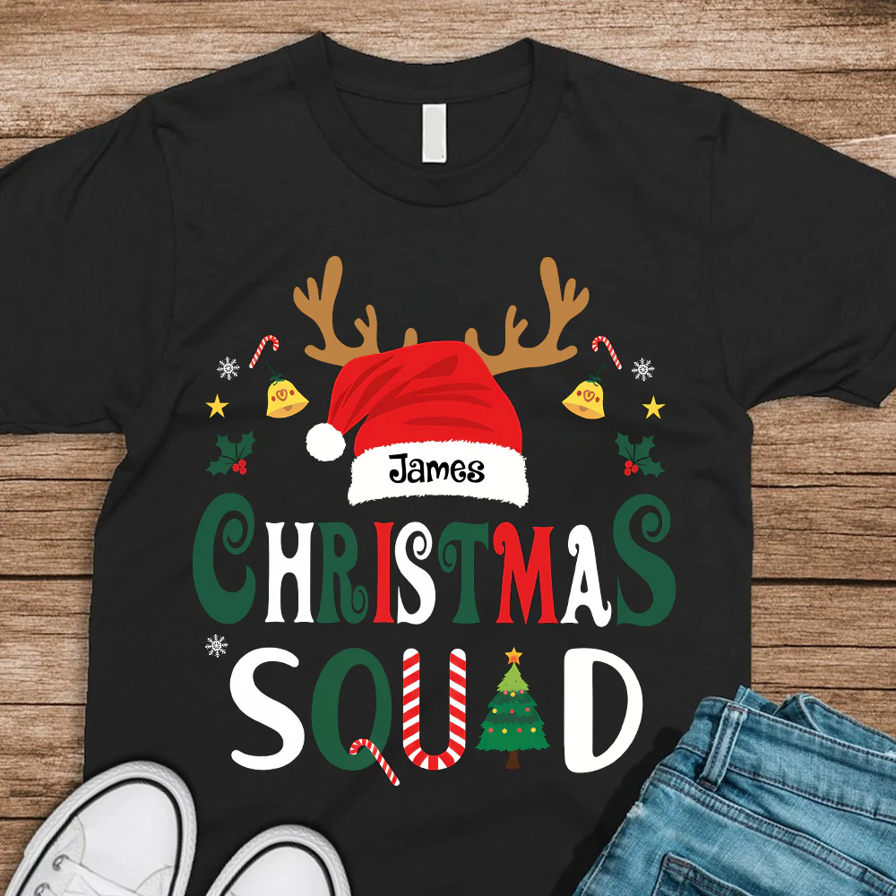 Christmas Squad - Personalized Shirt Gift For Family HO82 900040 - Image 7