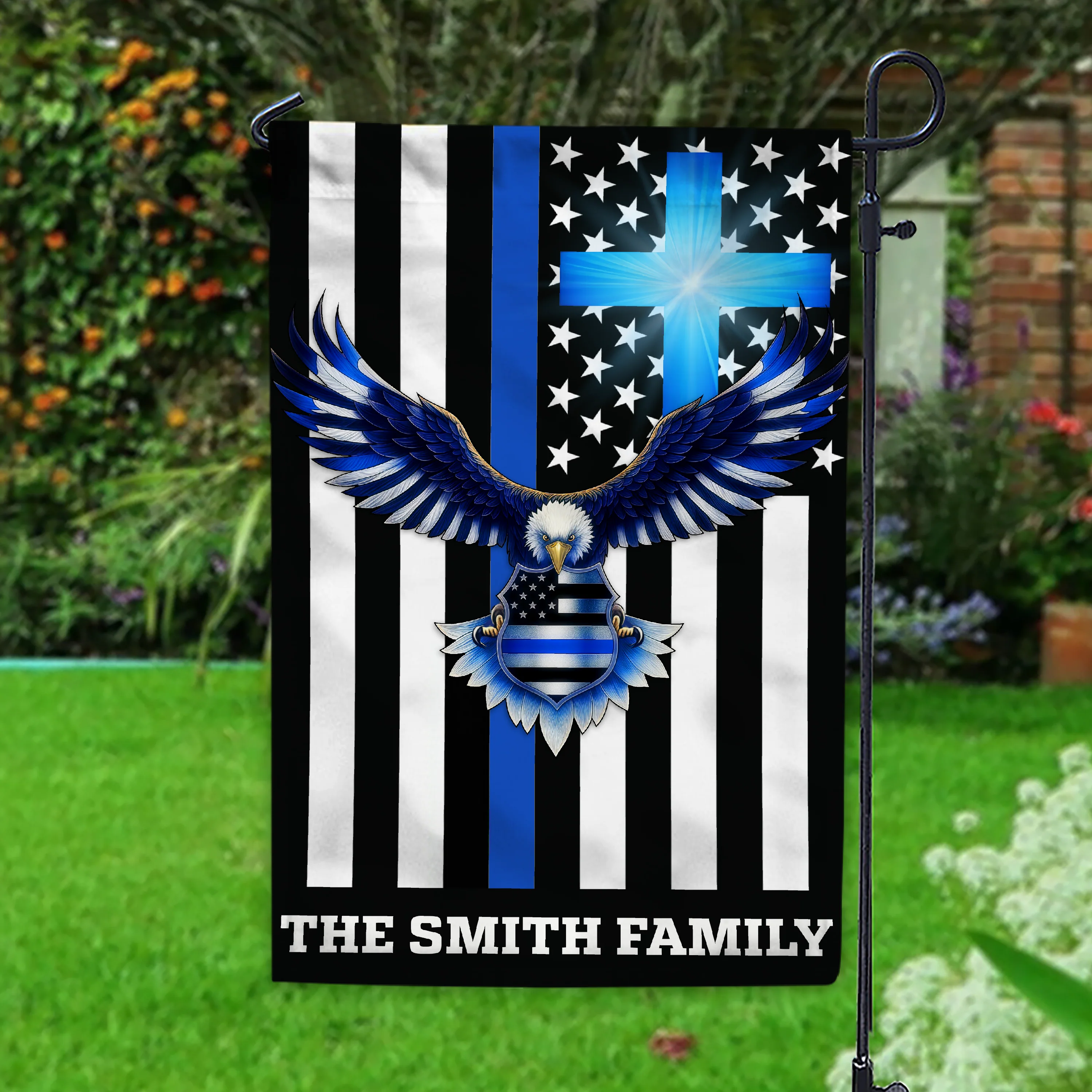 Custom American Flag With Family Name  - Personalized Garden Flag LM32 897227 - Image 9