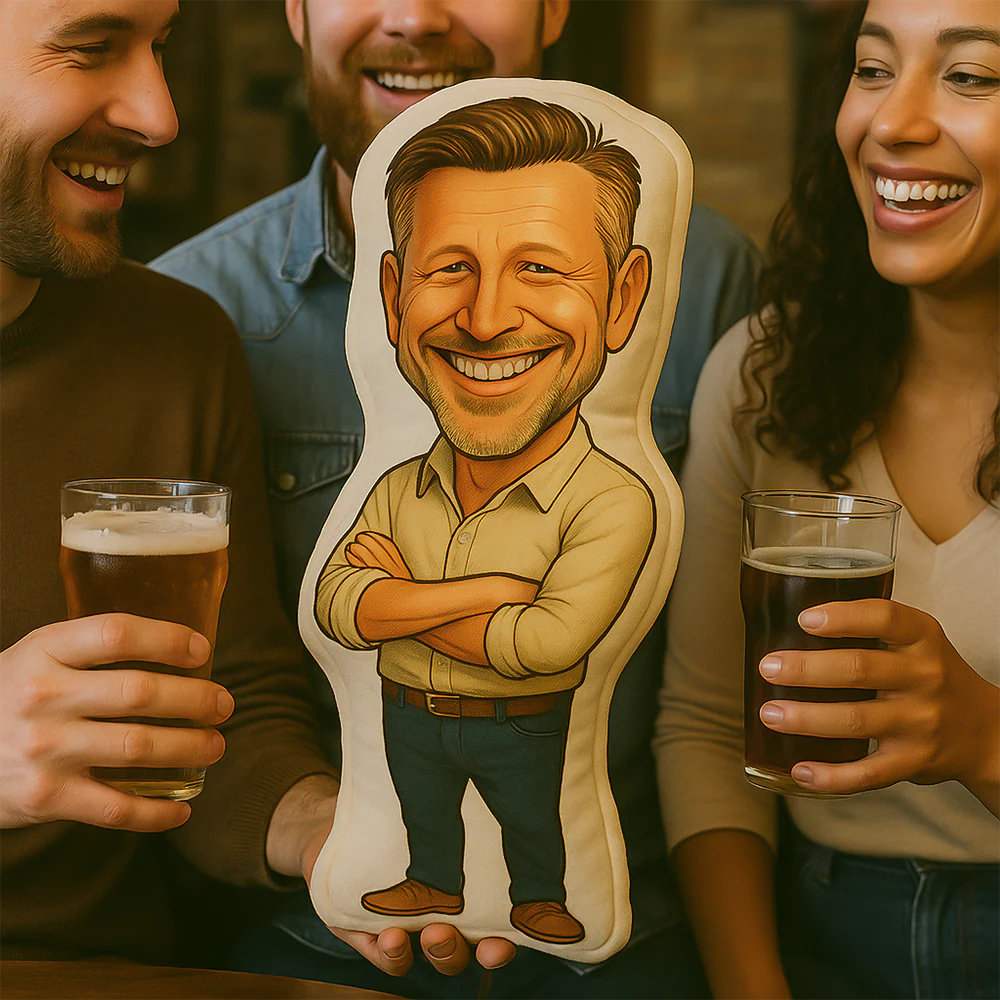 Custom Cartoon Photo Shaped Pillow Gift For Family CH07 895784 - Image 5