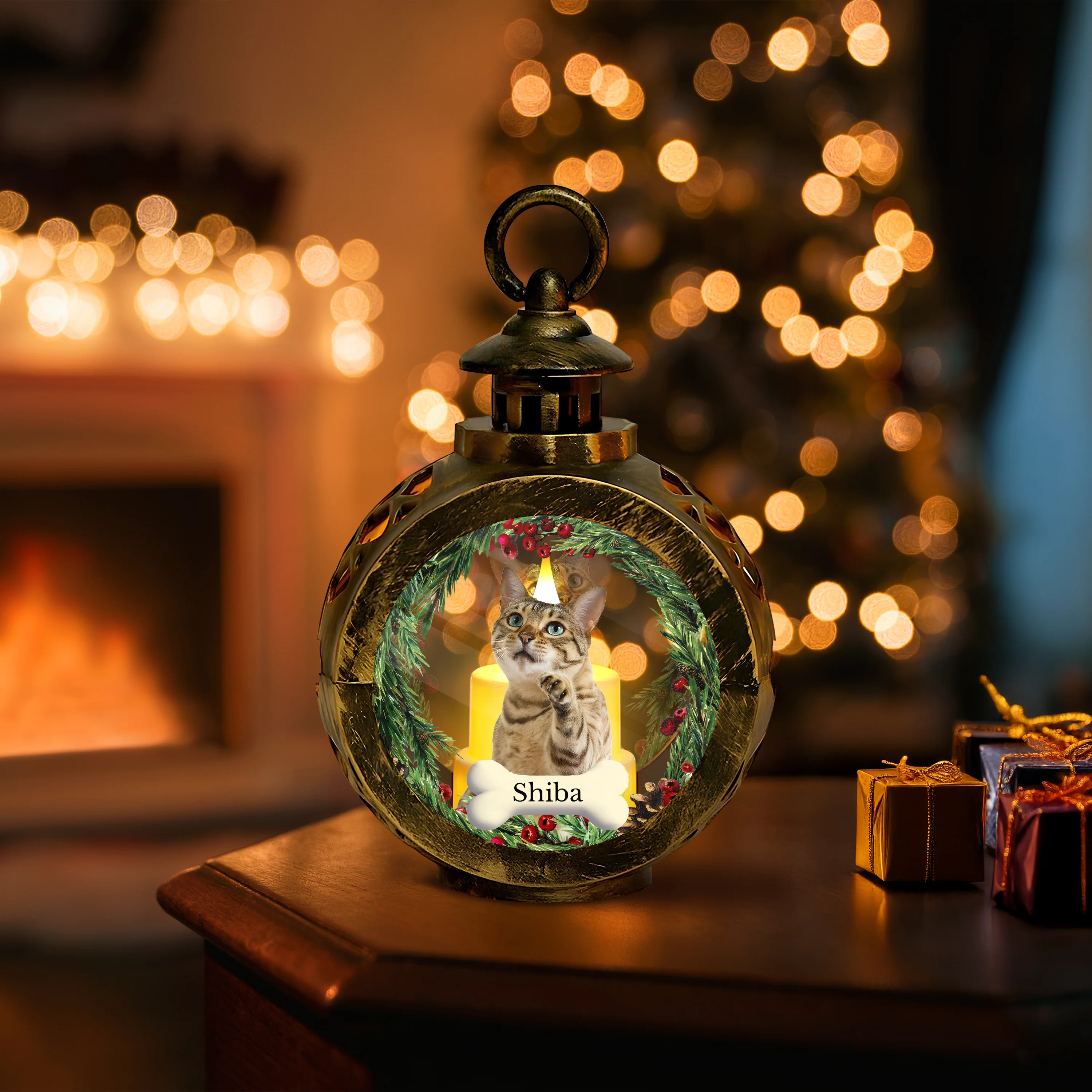 Custom Cat Photo - Personalized Custom Candlelight Lantern Ornament For Cat Lovers HO82 894938 - Image 5