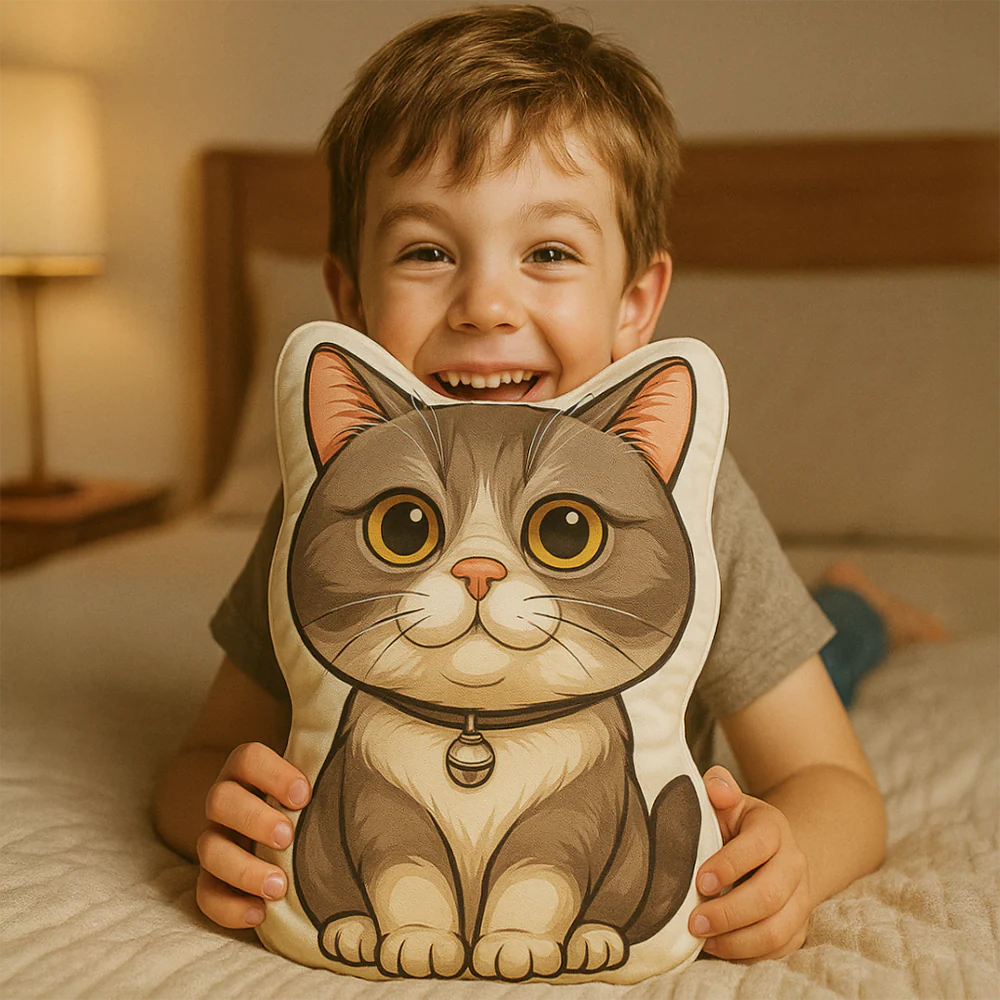 Custom Dog Cat Cartoon Photo Shaped Pillow For Dog Lovers Cat Lovers CH07 896448 - Image 4