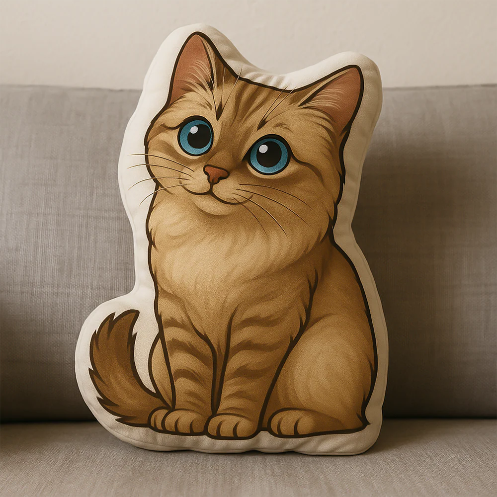 Custom Dog Cat Cartoon Photo Shaped Pillow For Dog Lovers Cat Lovers CH07 896448 - Image 8